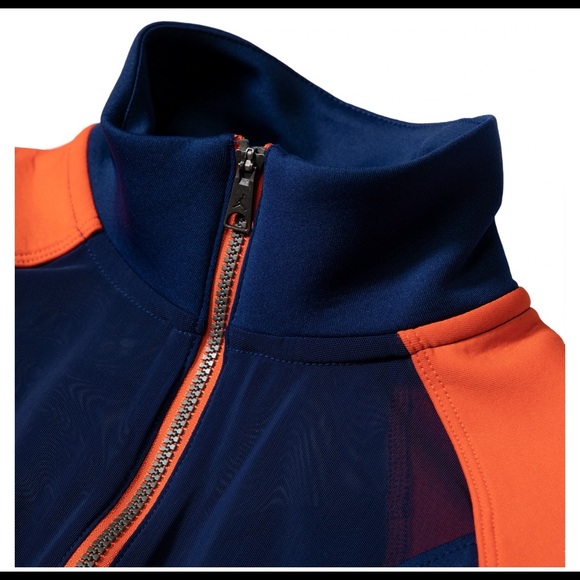NIKE WOMENS JORDAN NEXT UTILITY BODYSUIT 
(BLUE VOID/ORANGE/BLUE LAGOON) - Picture 3 of 4